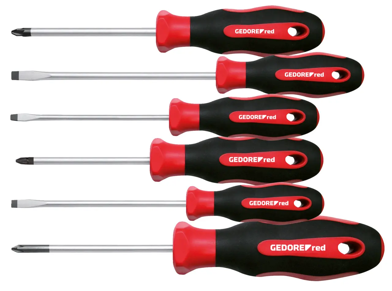 R38002106 2K screwdriver set PZ+SL 6 -piece