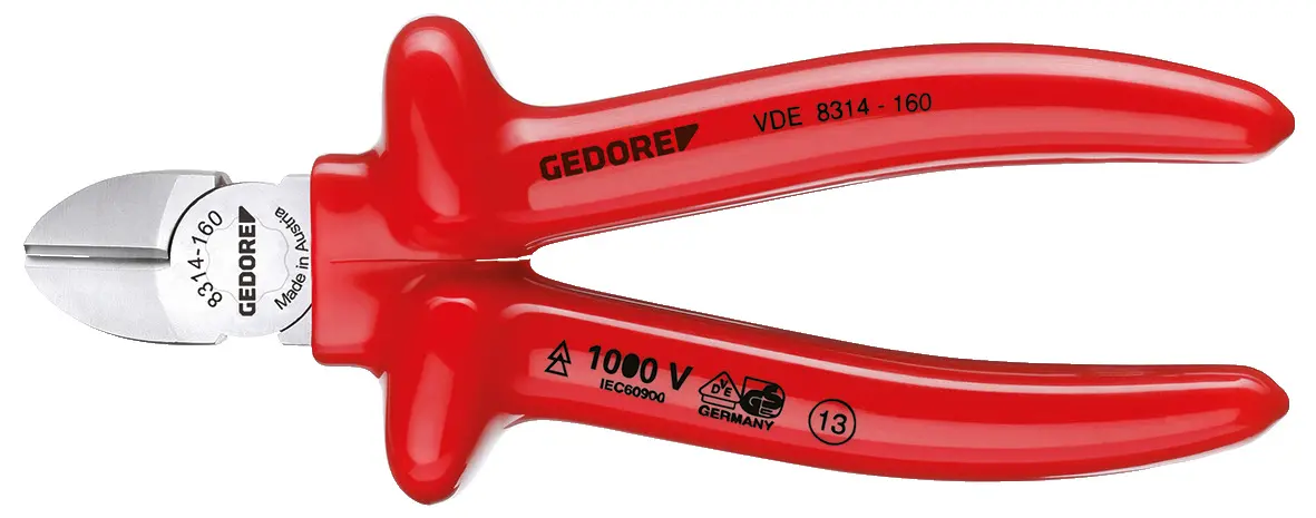 VDE 8314 VDE-бокорез с изоляцией VDE 8314 VDE-бокорез с изоляцией