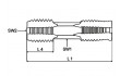 VÖLKEL HexTap - Doppelseitige Gewindebohrer + Schneidmuttern 26-tlg. Satz M 4x0,5 – M 20x1,5