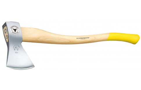 OCHSENKOPF OX 20 H-1608 Universal forestry axe, hickory handle, 1600 g
