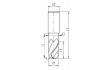 MAYKESTAG Solid carbide ballnose end mill Speedcut Aluminium (43-45° Z=2), long WN 3.0 – 20.0 mm