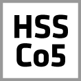 Herramientas para corte HSS Cobalto